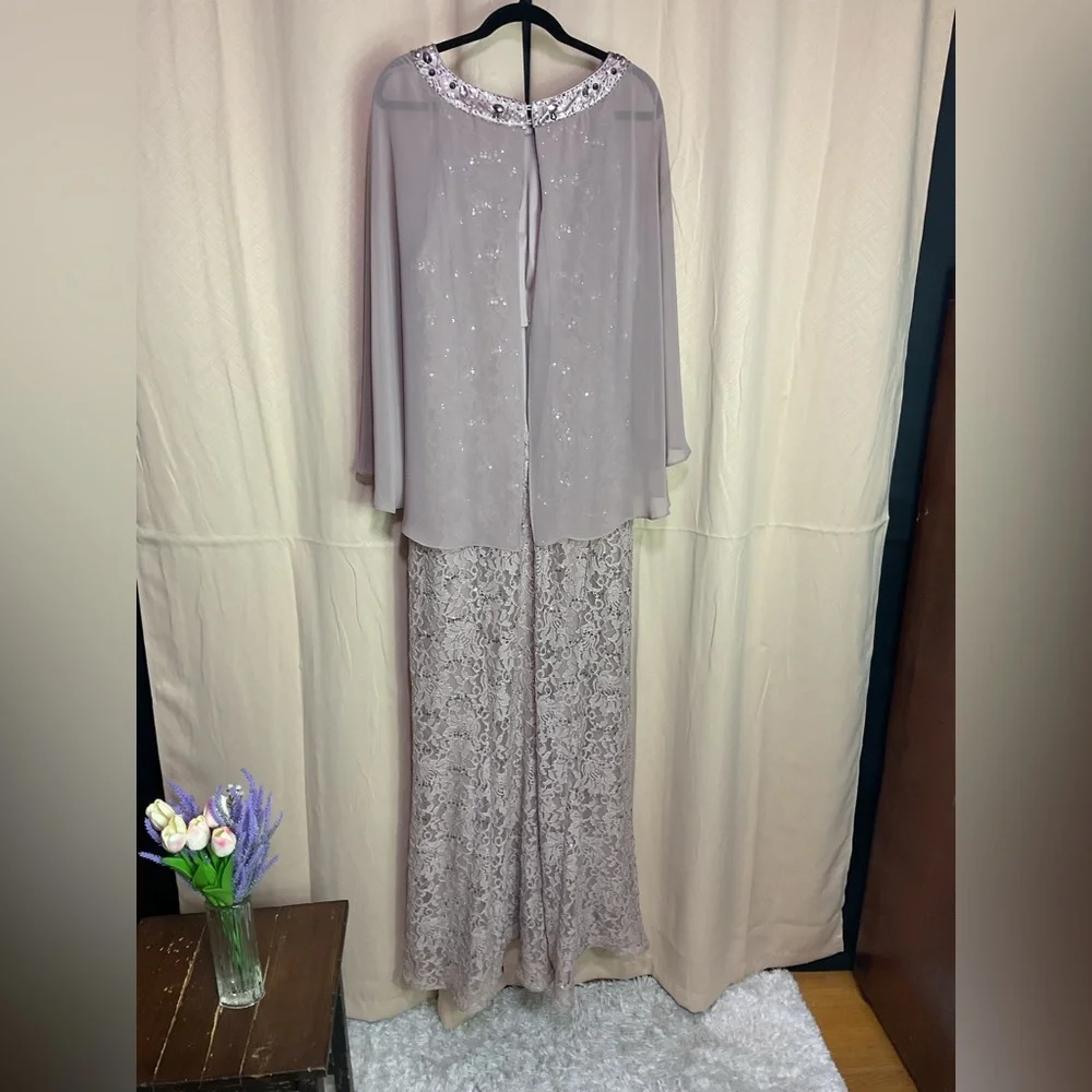 Ignight Evenings By Camille La Vie Blush Mother Of The Bride Long Formal Dress - Picture 2 of 13